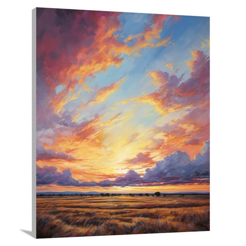 Oklahoma Sunset - Canvas Print