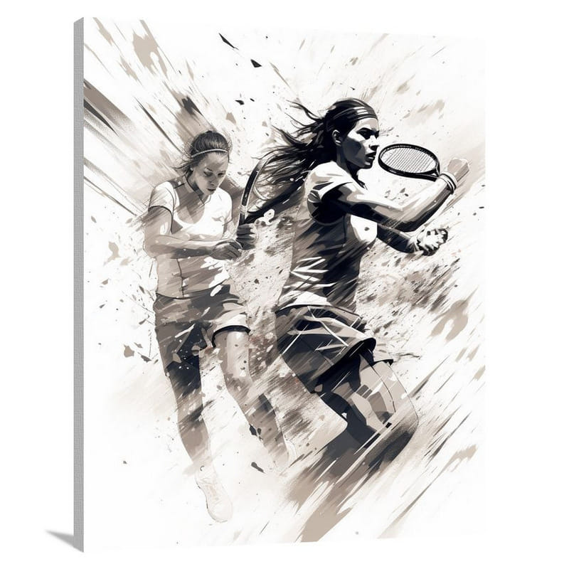 Olympic Rivalry - Canvas Print