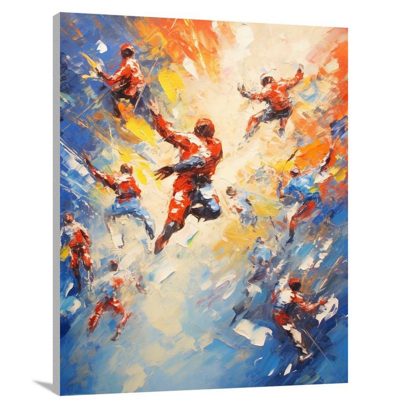 Olympic Soar - Impressionist - Canvas Print