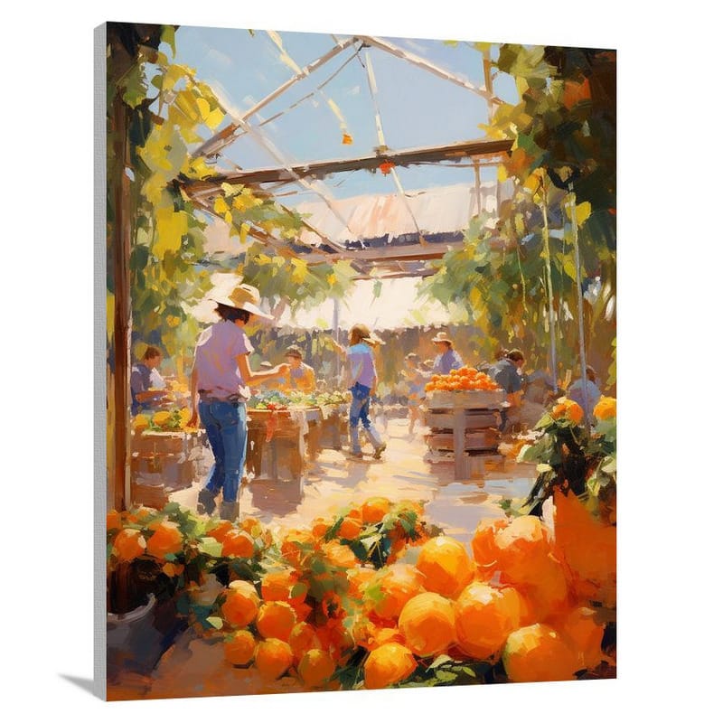 Orange Harvest - Impressionist - Canvas Print