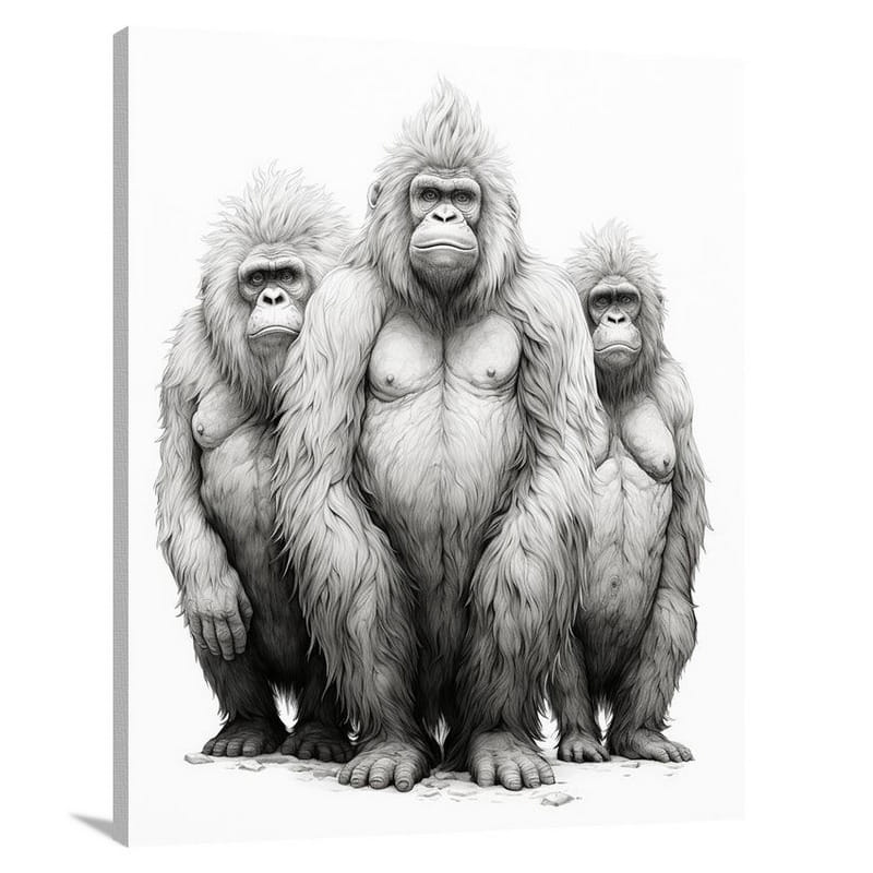Orangutan Guardians - Canvas Print