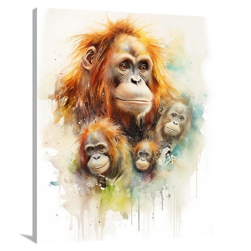 Orangutan's Symphony - Canvas Print