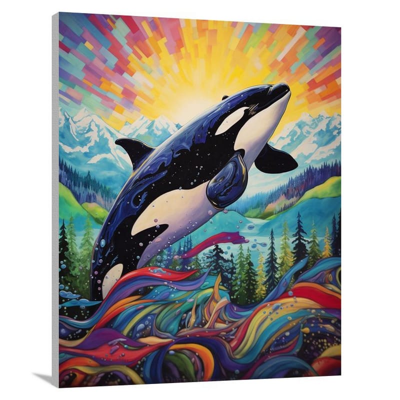 Orca Symphony - Canvas Print