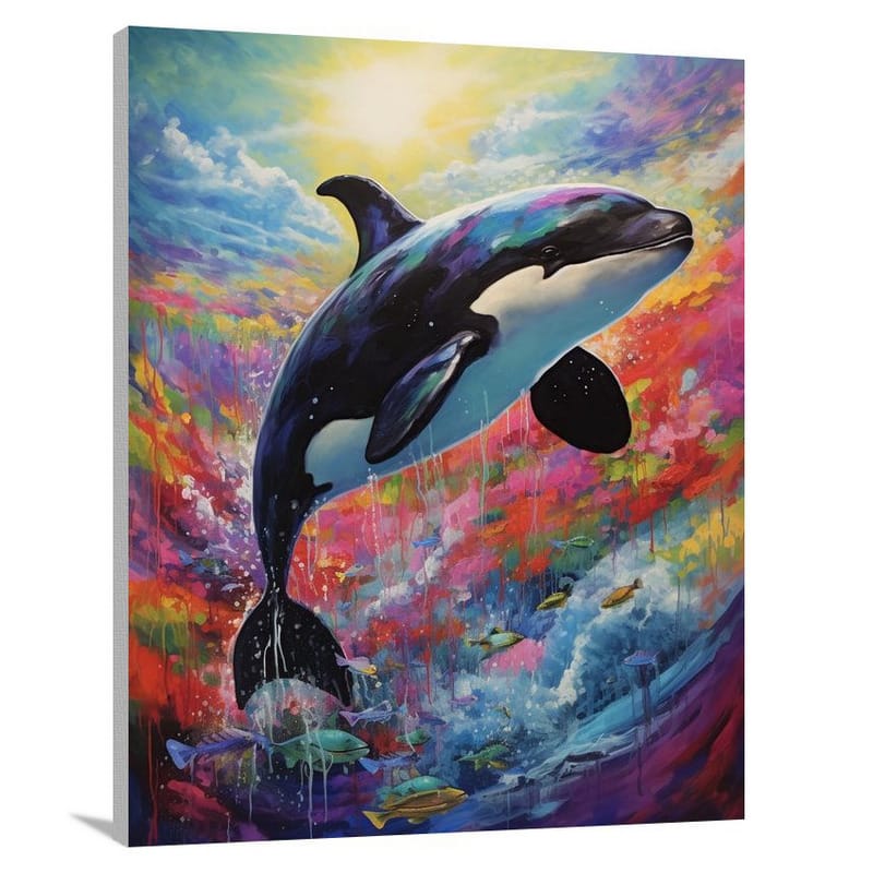 Orca Symphony - Contemporary Art - Canvas Print