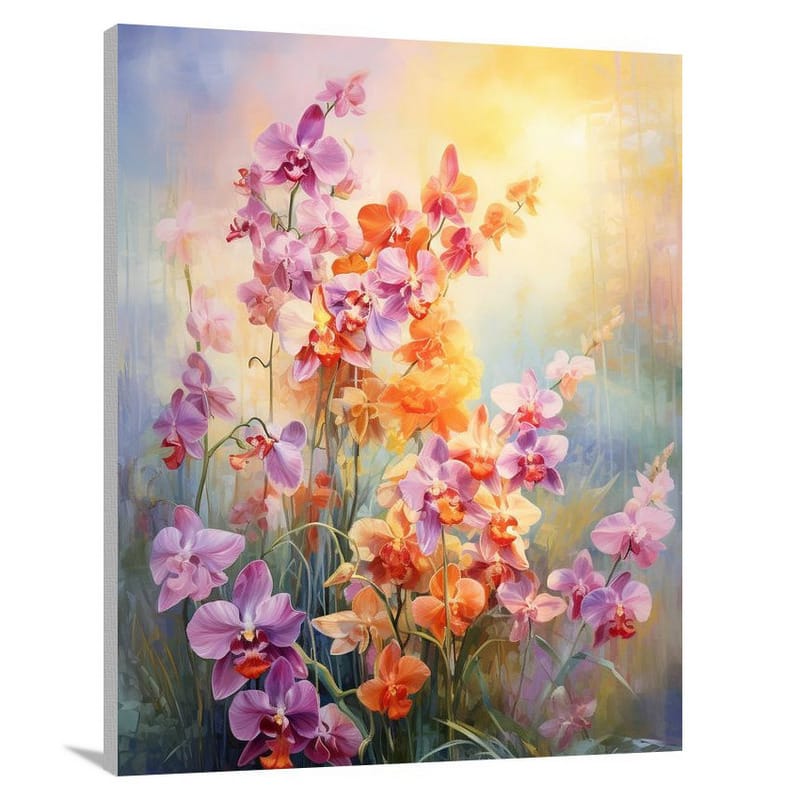 Orchid's Dance - Impressionist - Canvas Print
