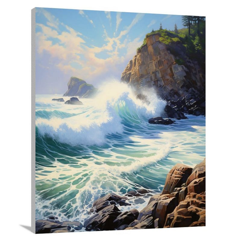 Oregon's Coastal Symphony - Canvas Print