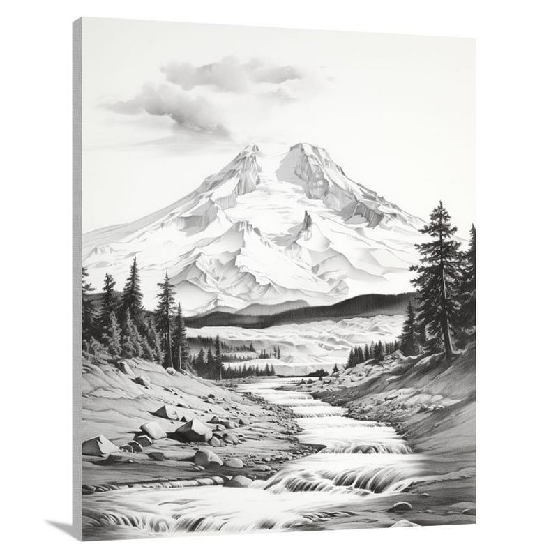 Oregon's Majestic Serenity - Canvas Print