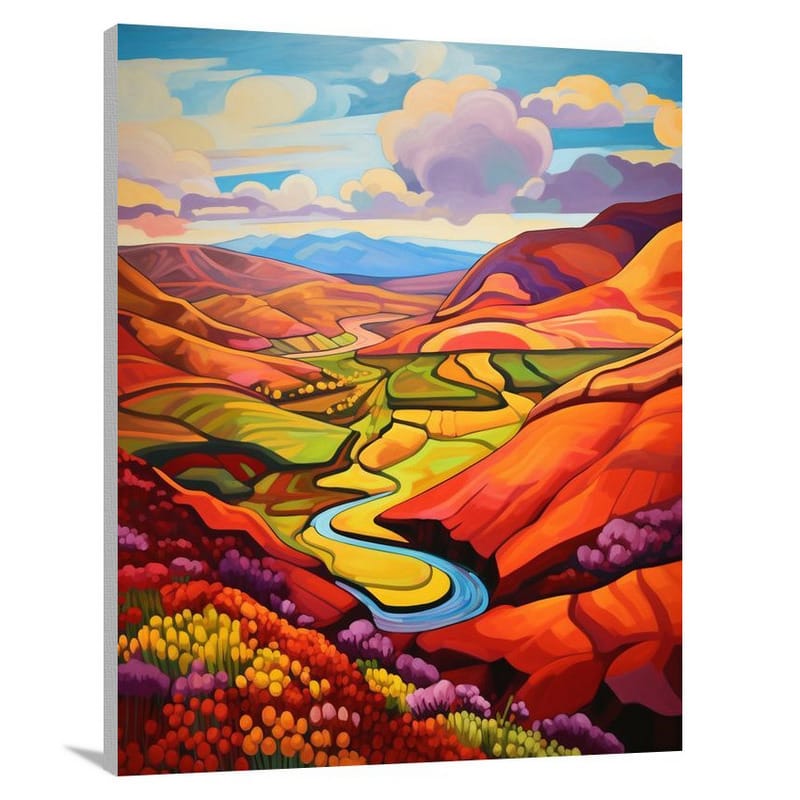 Oregon's Vibrant Whispers - Canvas Print