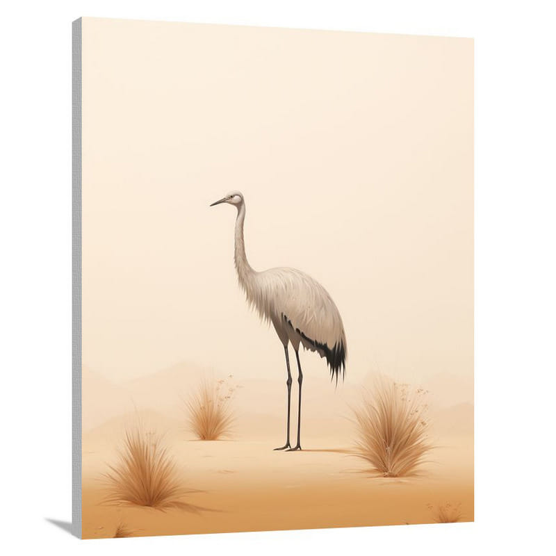 Ostrich's Whispers - Canvas Print