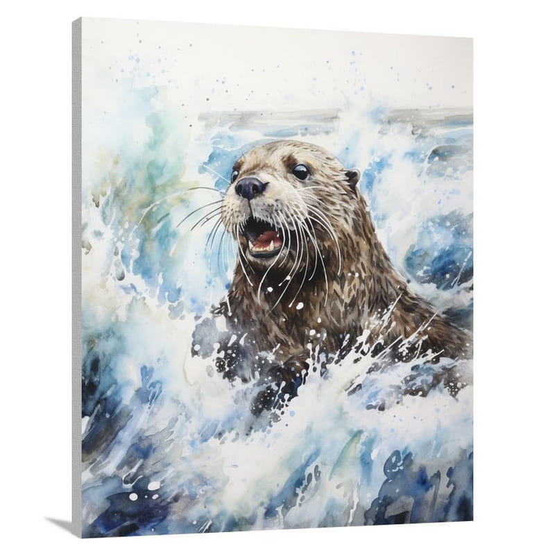 Otter's Resilience - Canvas Print