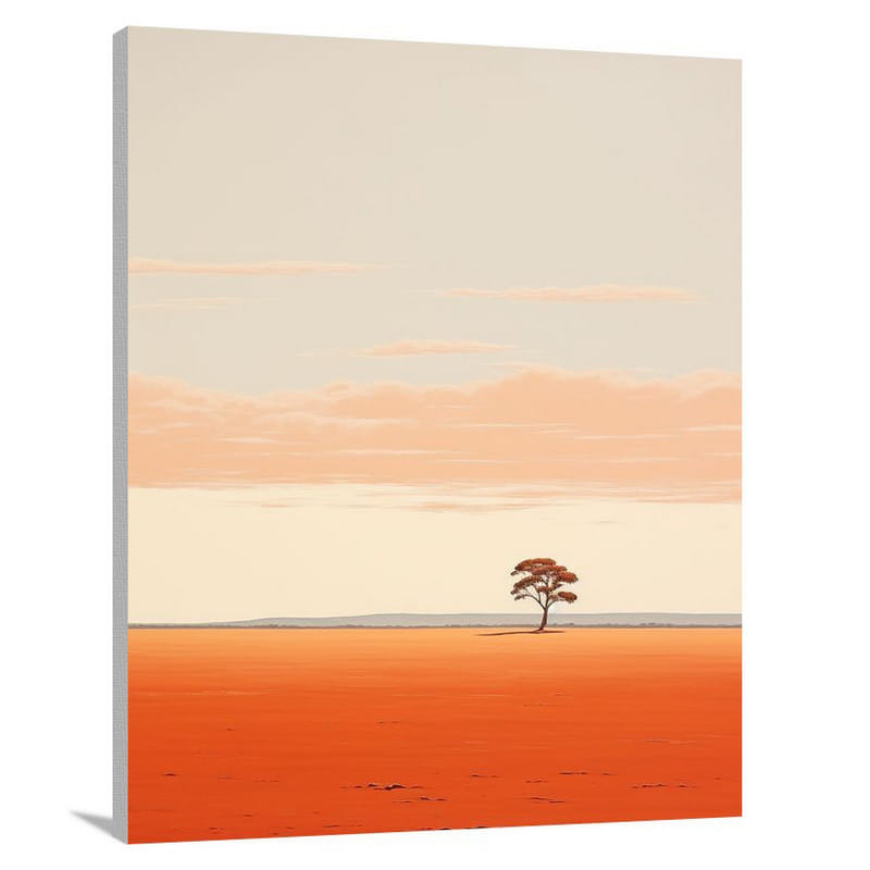 Outback Serenity: Australia's Isolated Beauty - Canvas Print