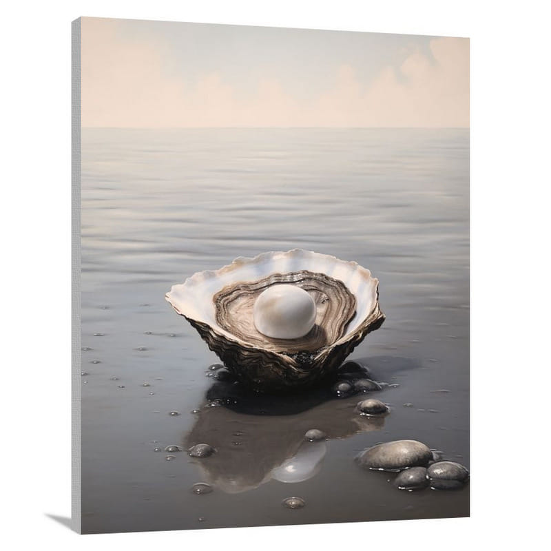 Oyster's Metamorphosis - Minimalist - Canvas Print