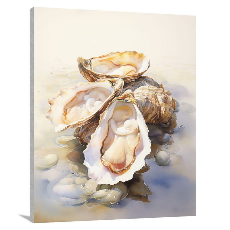 Oyster Serenity - Canvas Print