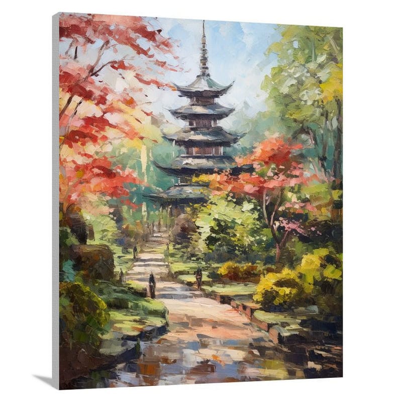 Pagoda Serenity - Canvas Print