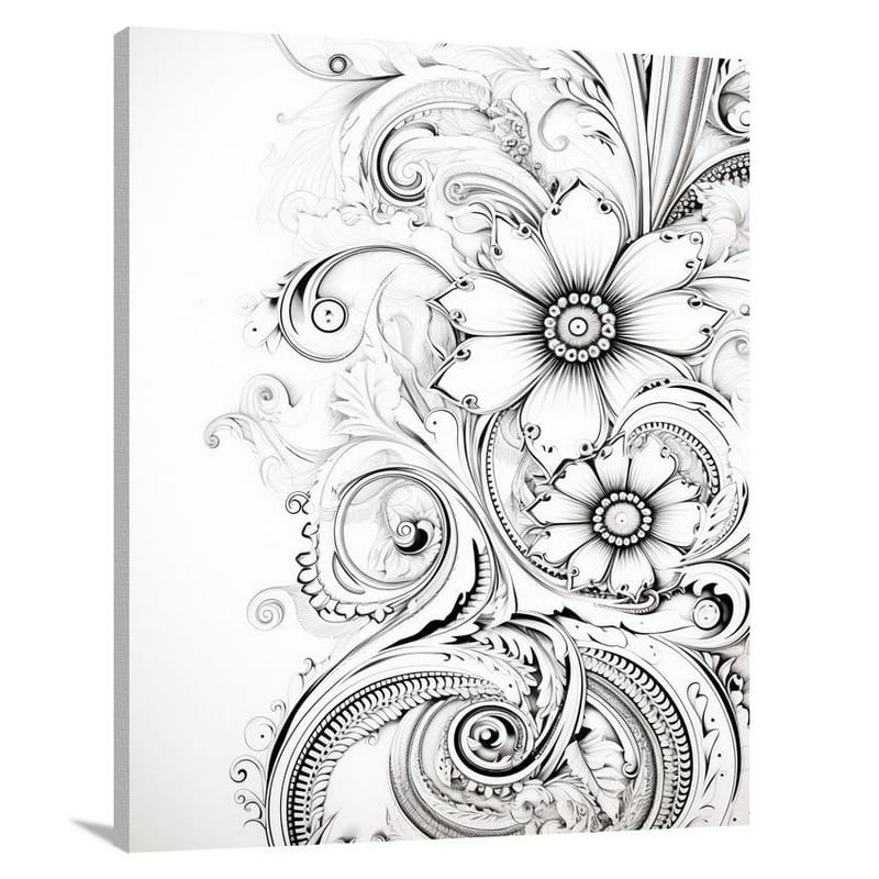 Paisley Whispers - Canvas Print