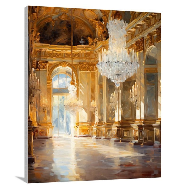 Palace of Versailles: Gilded Whispers - Canvas Print