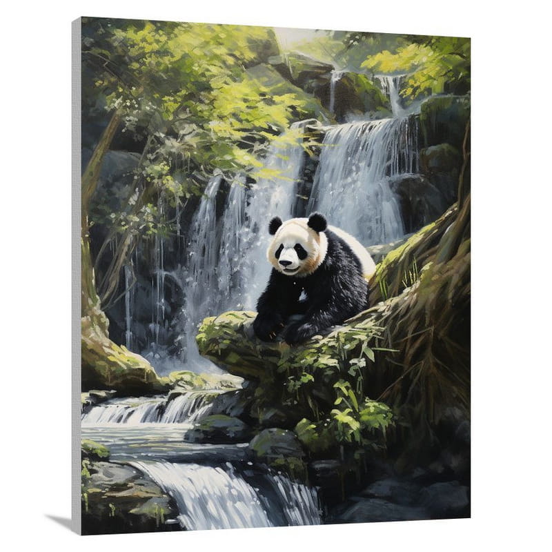 Panda's Serenity - Contemporary Art - Canvas Print
