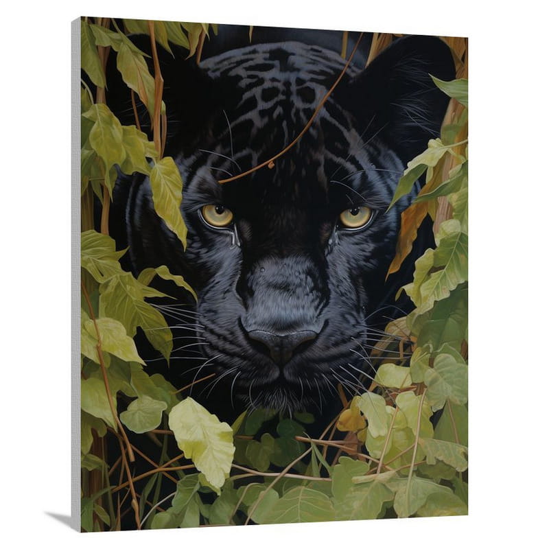 Panther's Gaze - Canvas Print