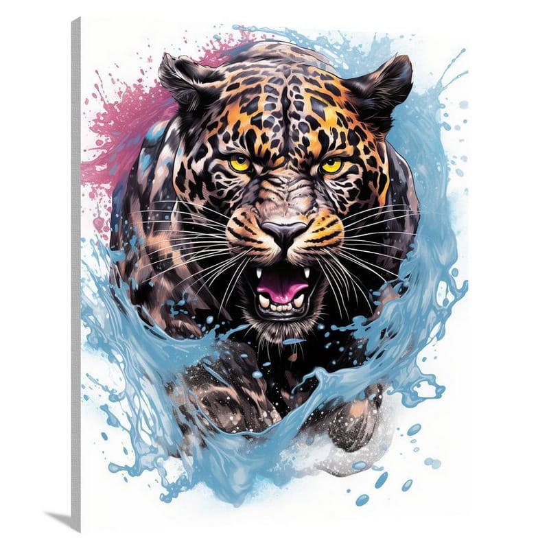 Panther's Leap - Canvas Print