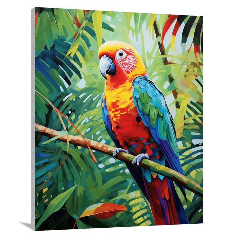 Parakeet's Paradise - Canvas Print