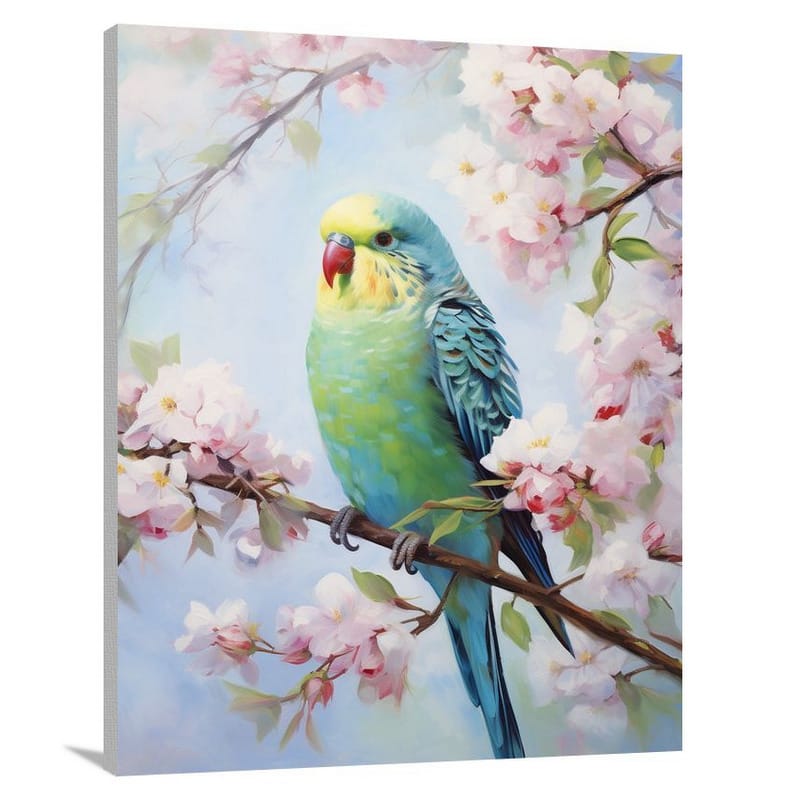 Parakeet's Serenade - Canvas Print