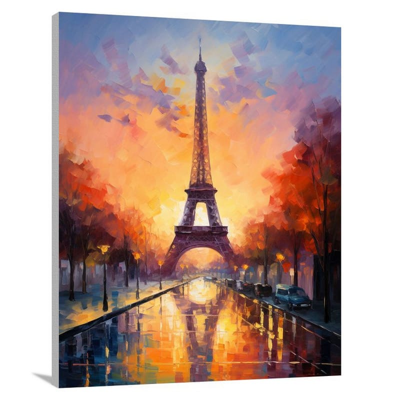 Parisian Sunset - Canvas Print