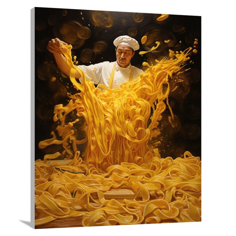 Pasta Symphony - Contemporary Art 2 - Canvas Print