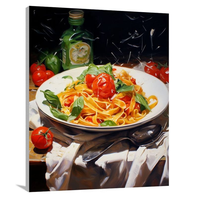 Pasta Symphony - Impressionist - Canvas Print