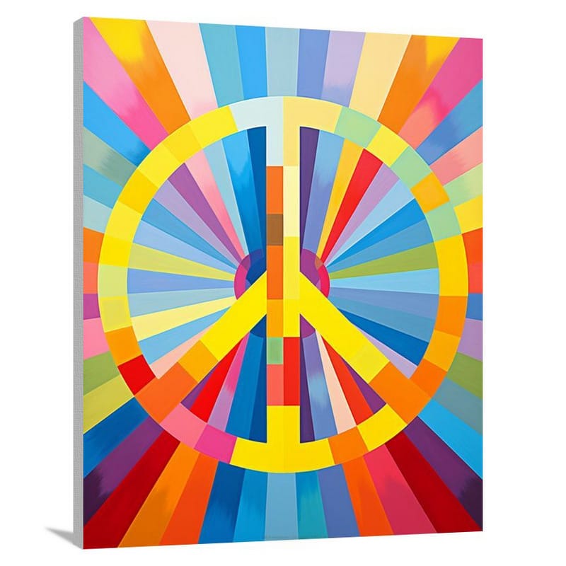 Peace Sign Harmony - Canvas Print