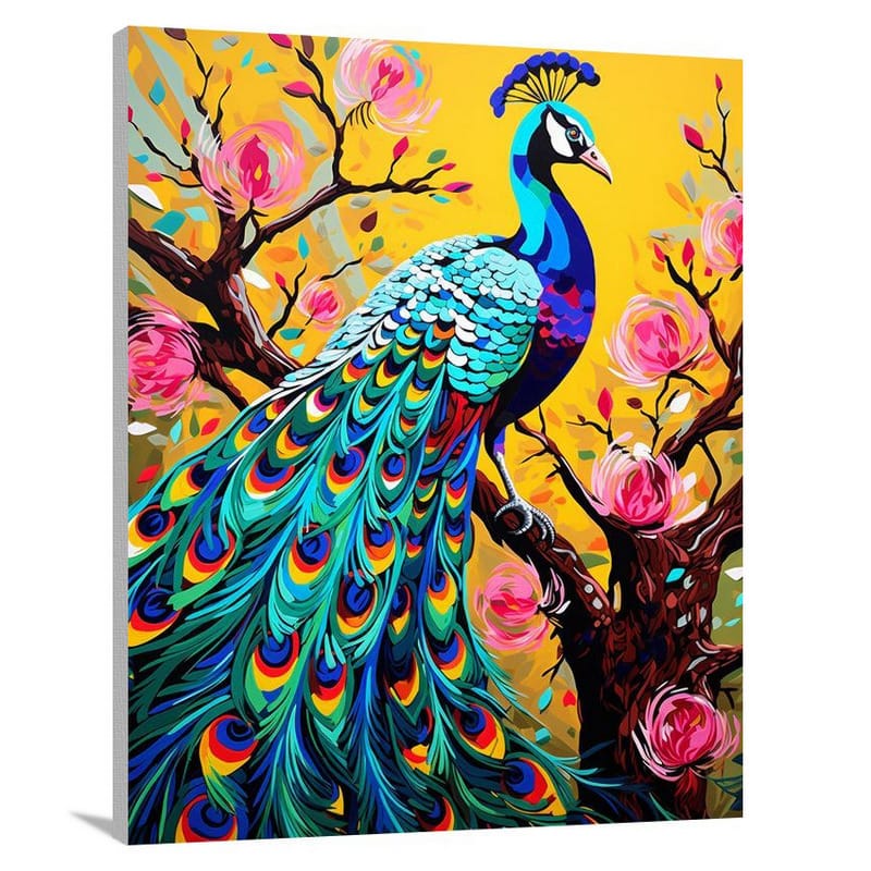Peacock's Whispers - Canvas Print