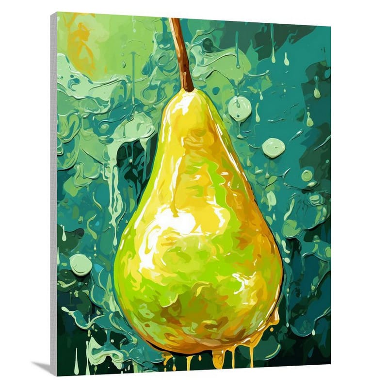 Pear Delight - Pop Art - Canvas Print