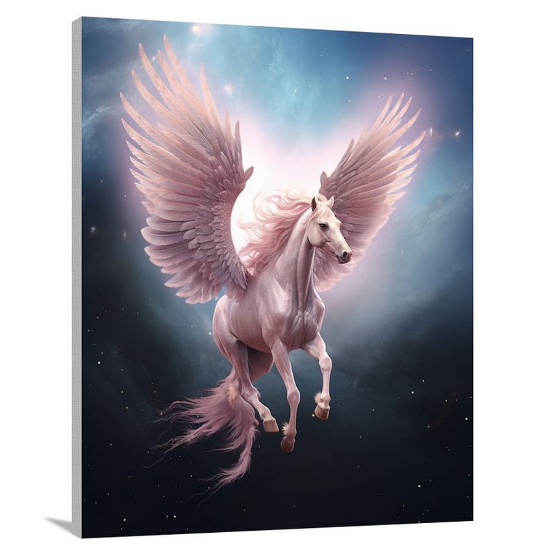 Pegasus Ascending - Minimalist - Canvas Print