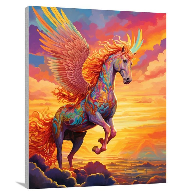 Pegasus - Pop Art - Canvas Print
