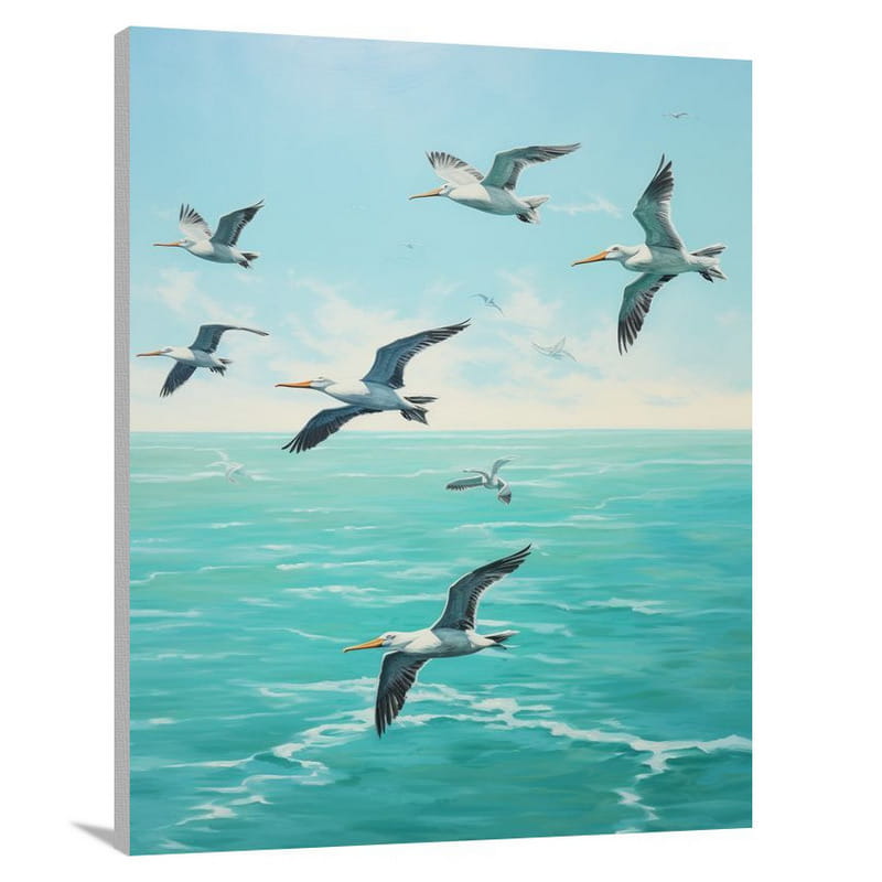Pelican - Contemporary Art - Contemporary Art - Canvas Print