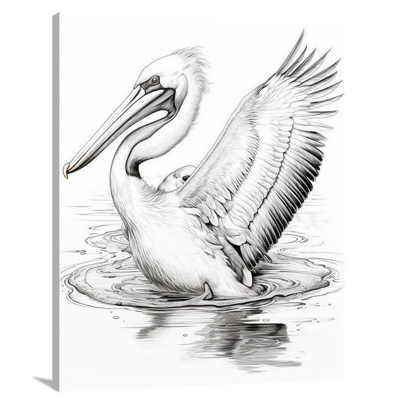 Pelican's Serenade - Canvas Print