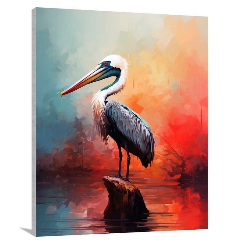 Pelican's Solitude - Canvas Print