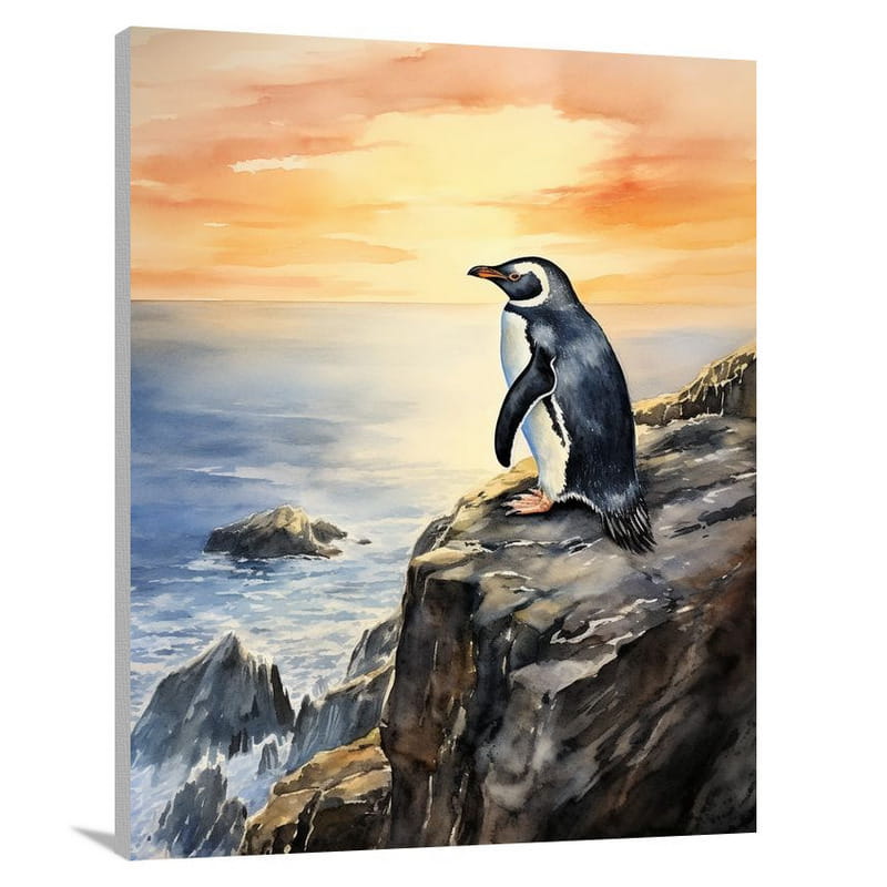 Penguin's Solitude - Canvas Print