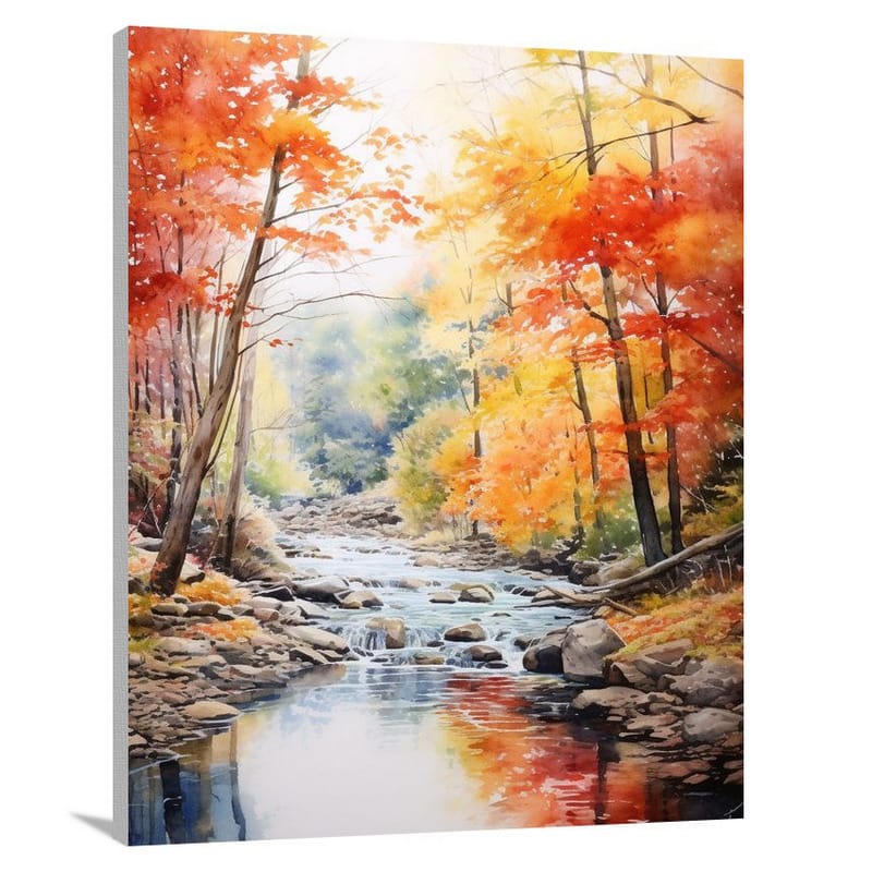 Pennsylvania's Autumn Symphony - Canvas Print