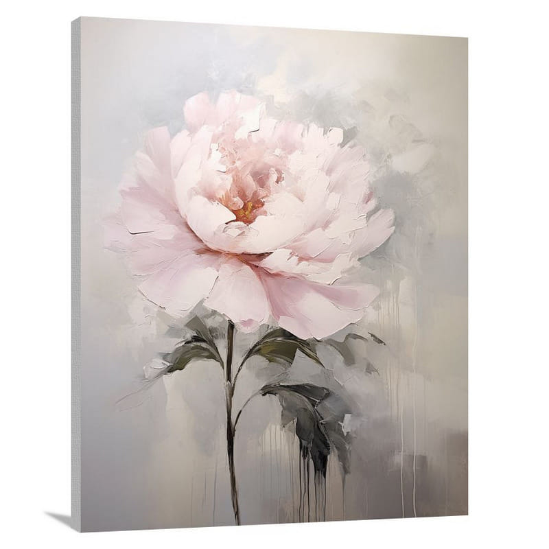Peony's Fragrant Bloom - Canvas Print