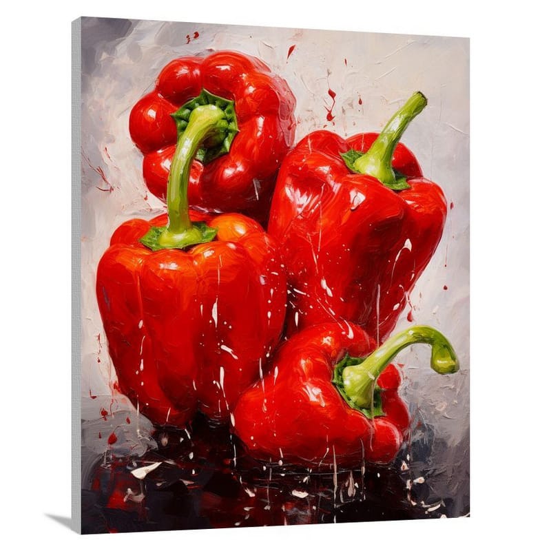 Pepper's Fiery Temptation - Canvas Print
