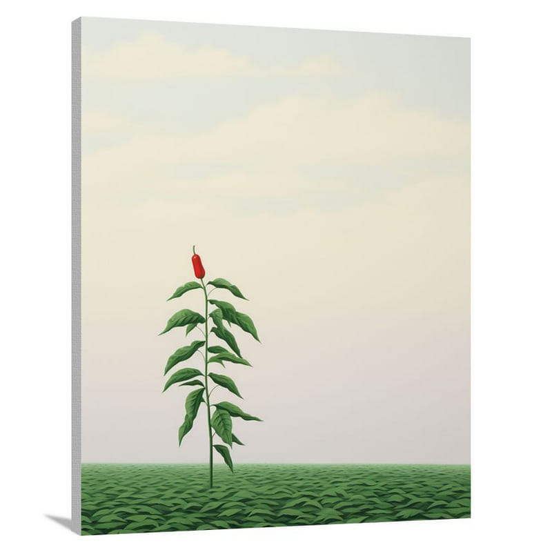Pepper's Serenity - Minimalist - Canvas Print