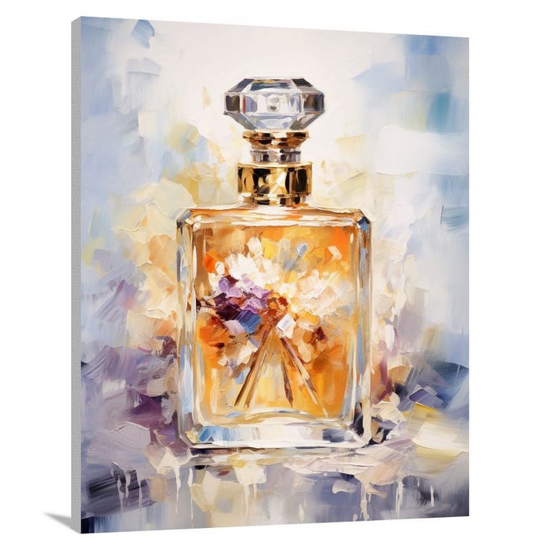 Perfume Bottle Runway - Impressionist - Canvas Print