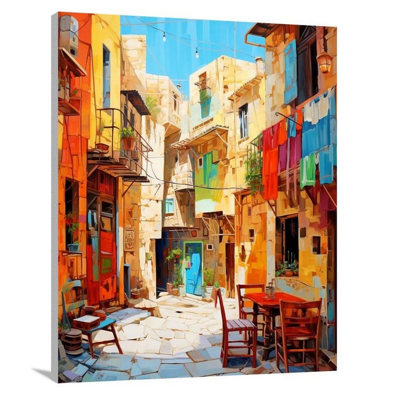 Petra's Vibrant Attractions - Canvas Print