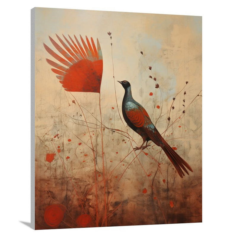 Pheasant's Flight - Canvas Print