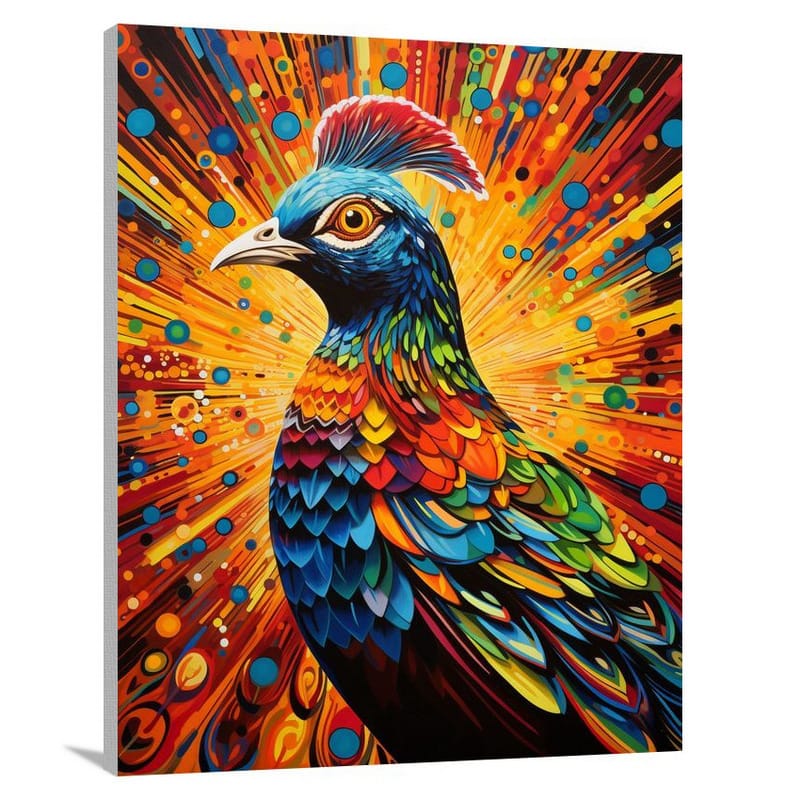Pheasant's Kaleidoscope - Canvas Print
