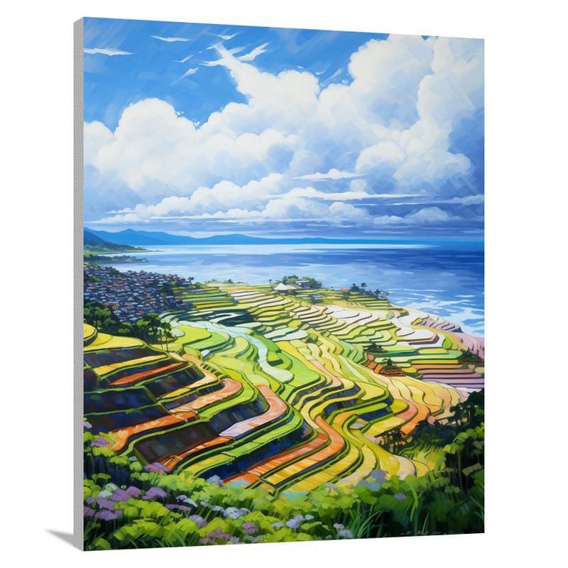 Philippines: A Tapestry of Colors. - Canvas Print