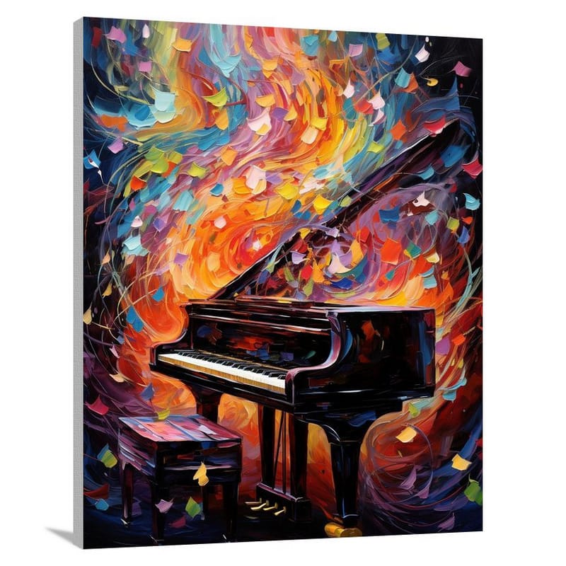 Piano Harmony - Canvas Print