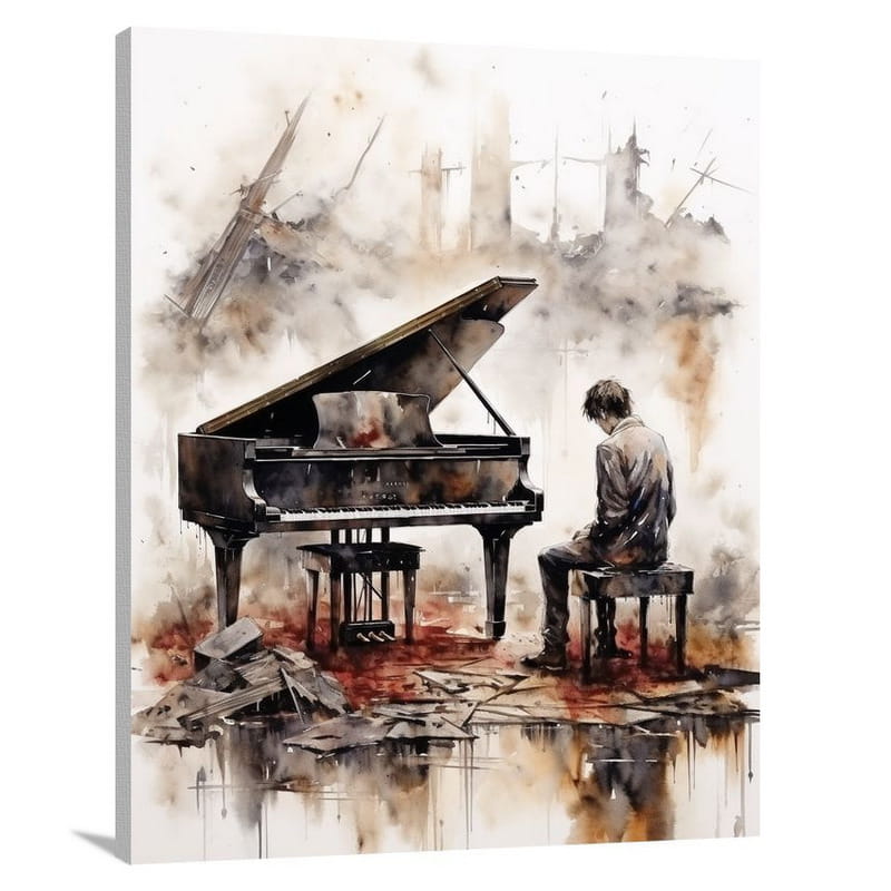 Piano Serenade - Canvas Print