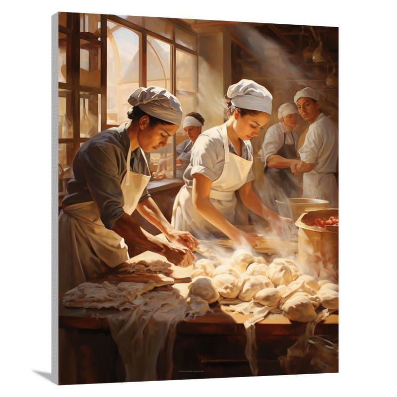 Pie's Culinary Symphony - Canvas Print