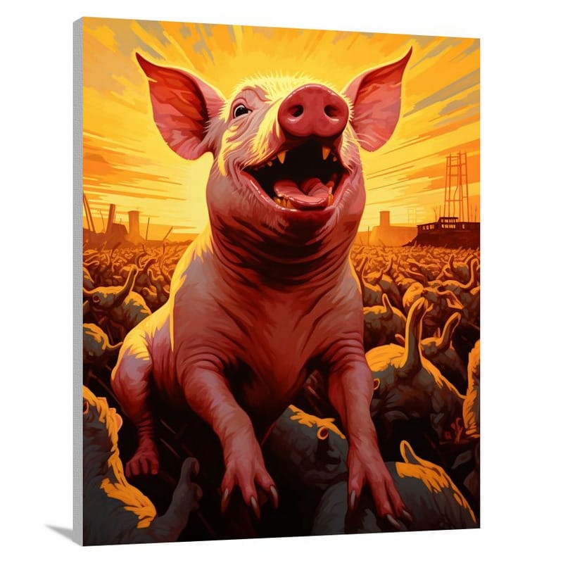 Pig's Pop Farm - Canvas Print